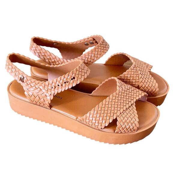 Melissa + Salinas Hotness Wedge Sandals Size 8.5 - Picture 10 of 16